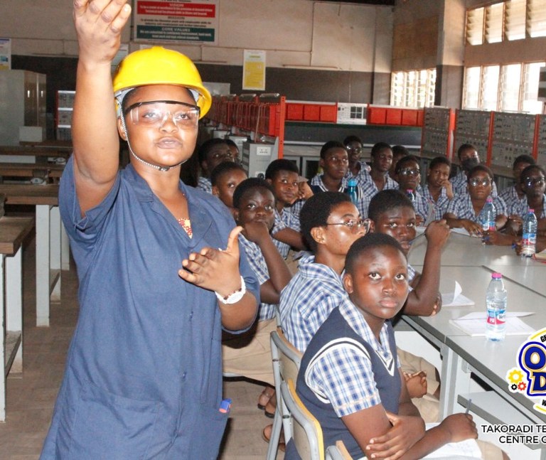 Practical training at Takoradi Technical Institute